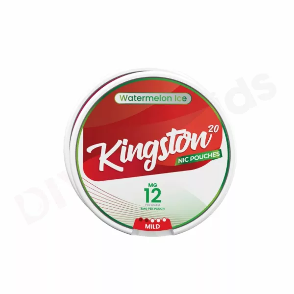 watermelon Ice 12mg Nicotine Pouches By Kingston- mini