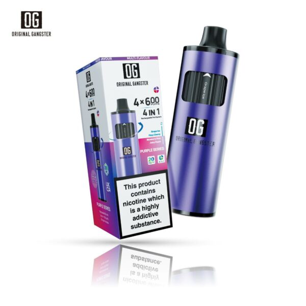 OG 2600 Puff Disposable Vape KIT 4-IN-1