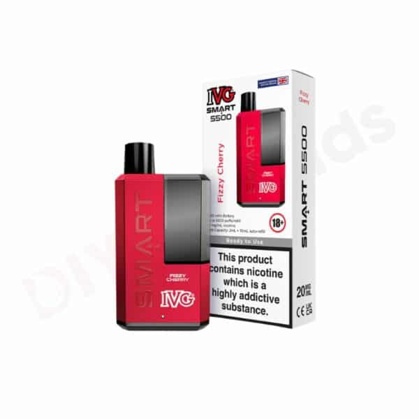 fizzy cherry IVG SMART 5500 Puff Disposable Vape Kit