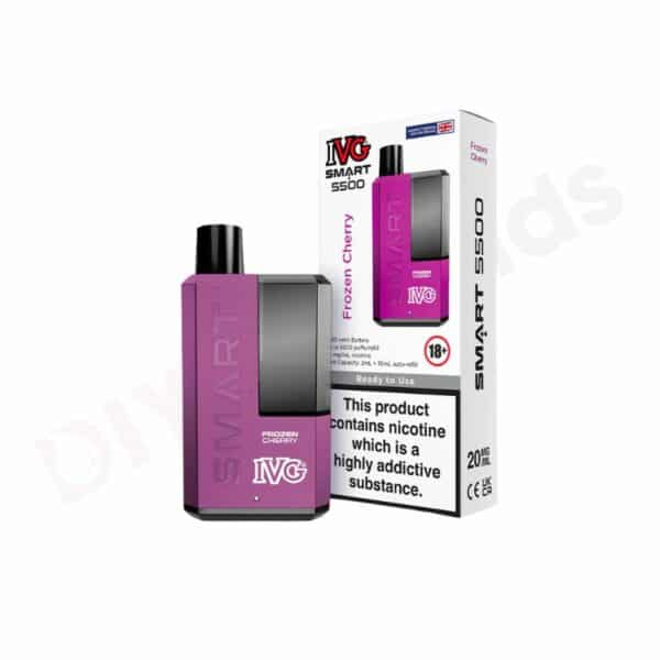 frozen cherry IVG SMART 5500 Puff Disposable Vape Kit