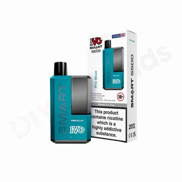 pro blue IVG SMART 5500 Puff Disposable Vape Kit