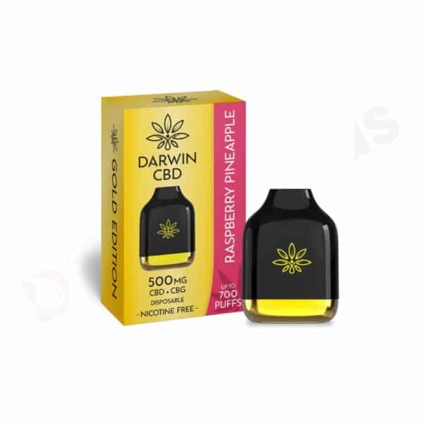 raspberry pineapple Darwin CBD+CBG Disposable Vape 500mg