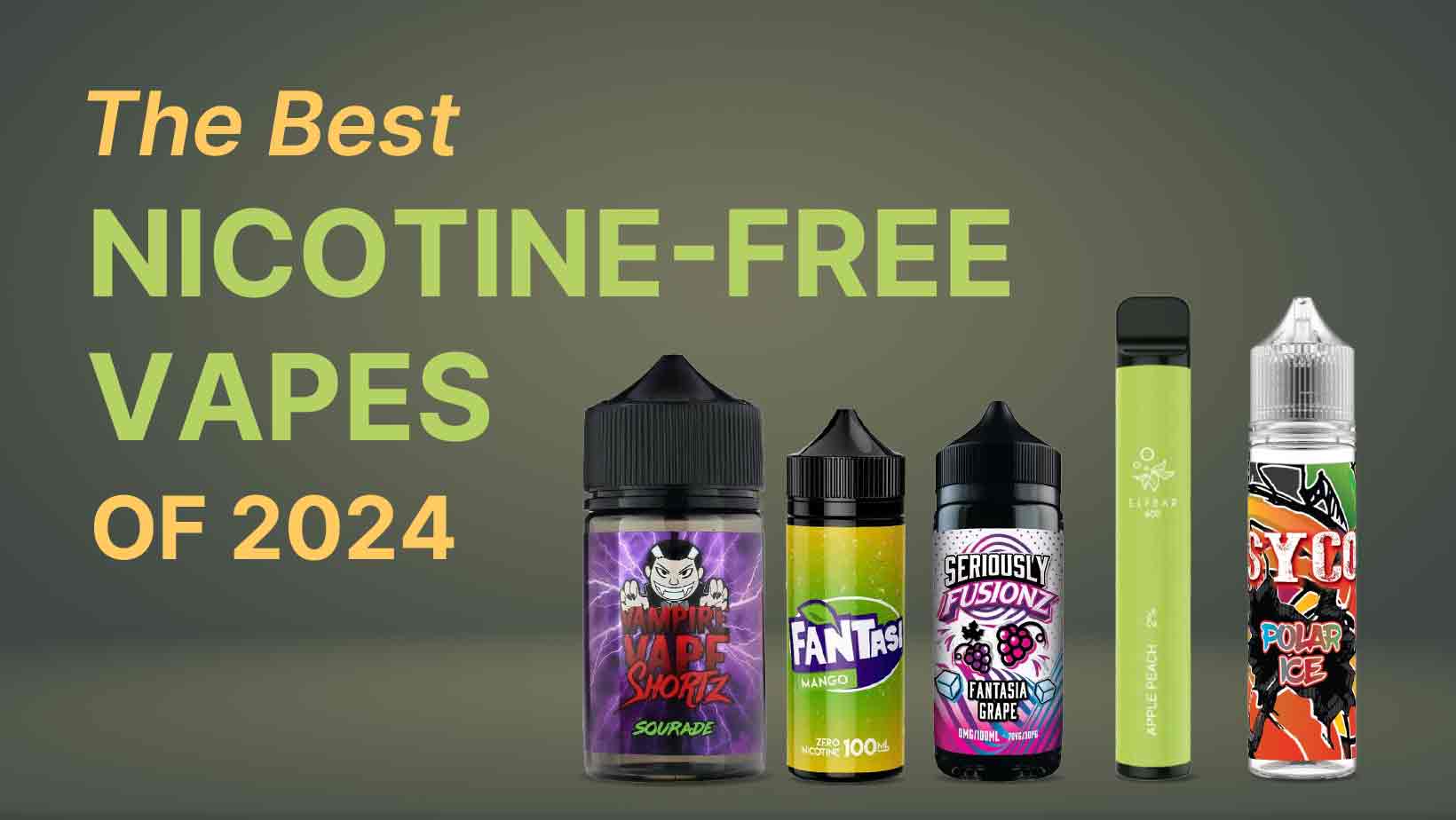 The Best Nicotine-Free Vapes of 2024!