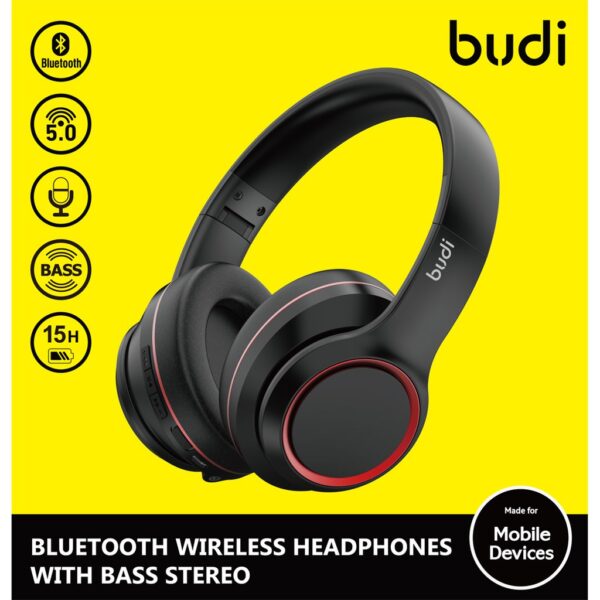 EP50B Bluetooth Over-Ear Headphones By Budi - Image 2