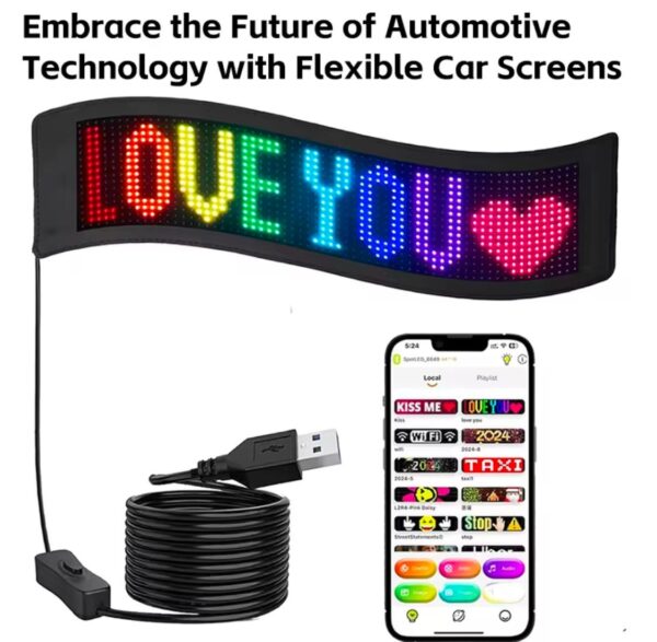 Flexible LED Display  For use in Shops and Cars - Image 2