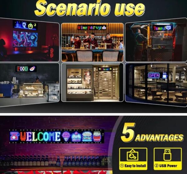 Flexible LED Display  For use in Shops and Cars - Image 4