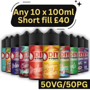 Any 10 x 100ml DIY E-Liquids for £40